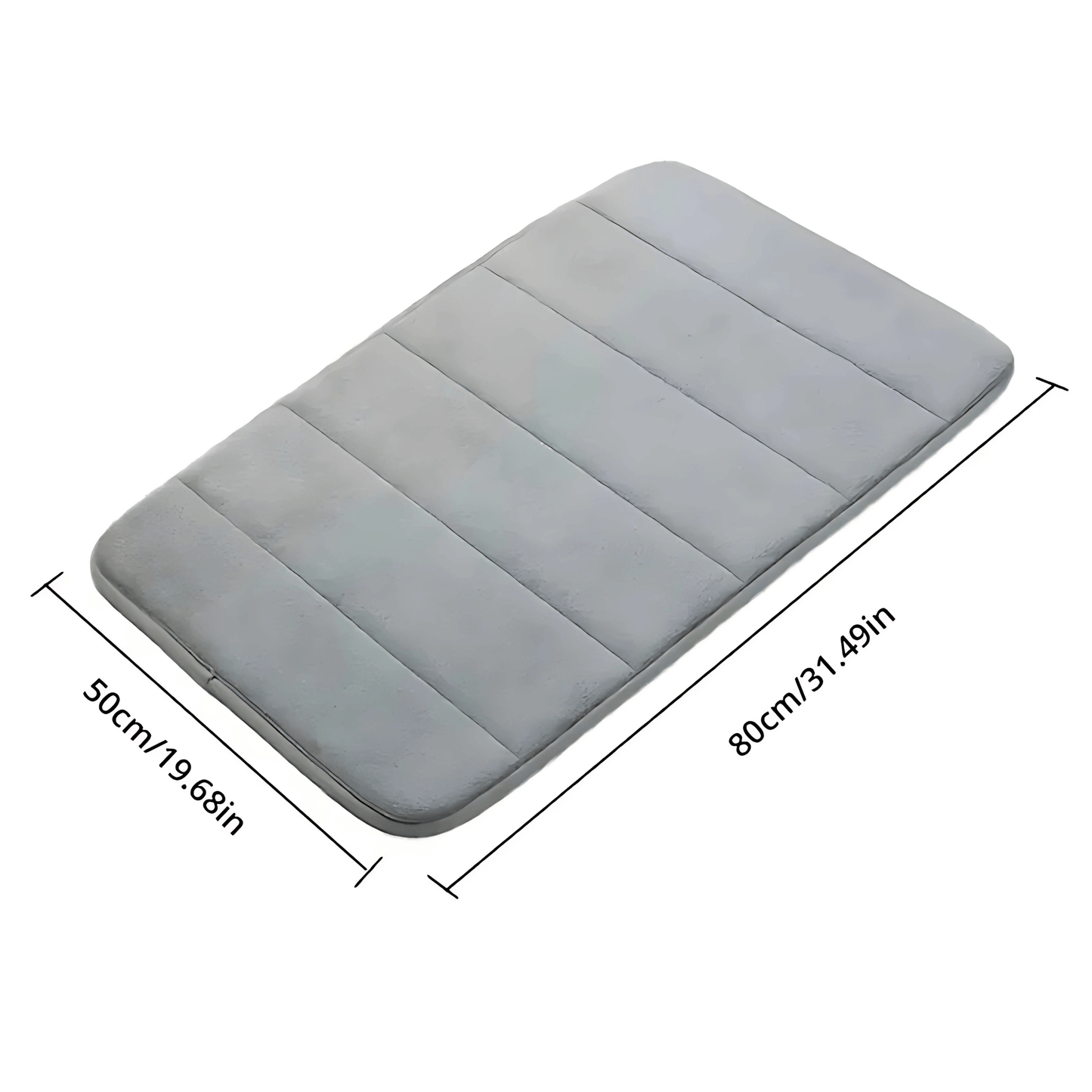 CloudStep – Soft Memory Foam Bath Mat with Quick Absorption & Non-Slip Base