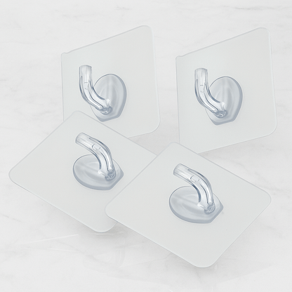 StickMate – Transparent Strong Adhesive Hooks for Walls & Doors
