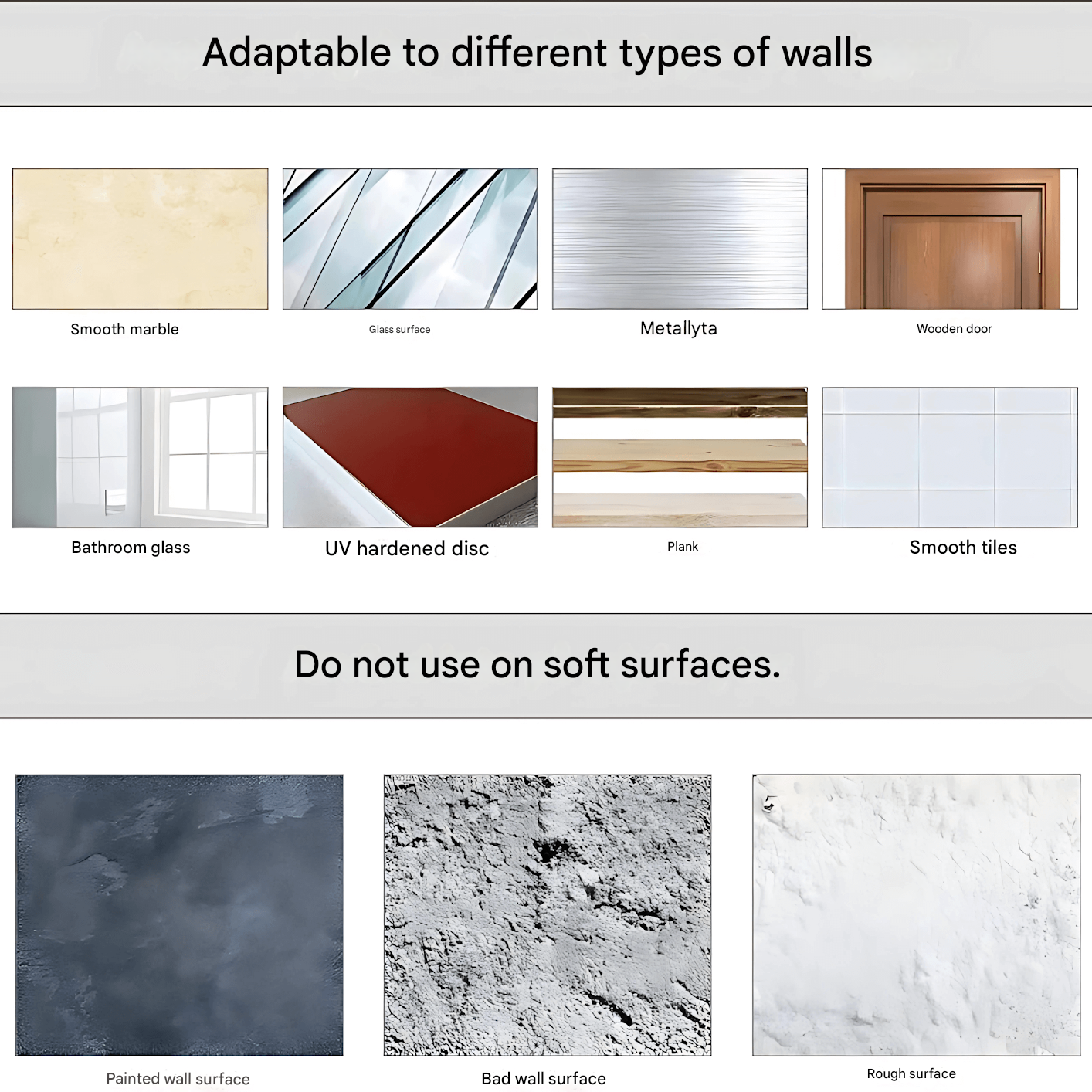 StickMate – Transparent Strong Adhesive Hooks for Walls & Doors