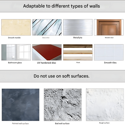 StickMate – Transparent Strong Adhesive Hooks for Walls & Doors