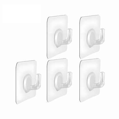 StickMate – Transparent Strong Adhesive Hooks for Walls & Doors