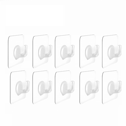 StickMate – Transparent Strong Adhesive Hooks for Walls & Doors