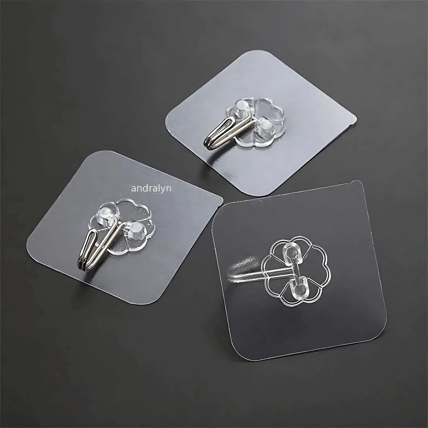 InvisiHook – Transparent Adhesive Wall Hooks for Kitchen & Bathroom