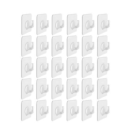 StickMate – Transparent Strong Adhesive Hooks for Walls & Doors