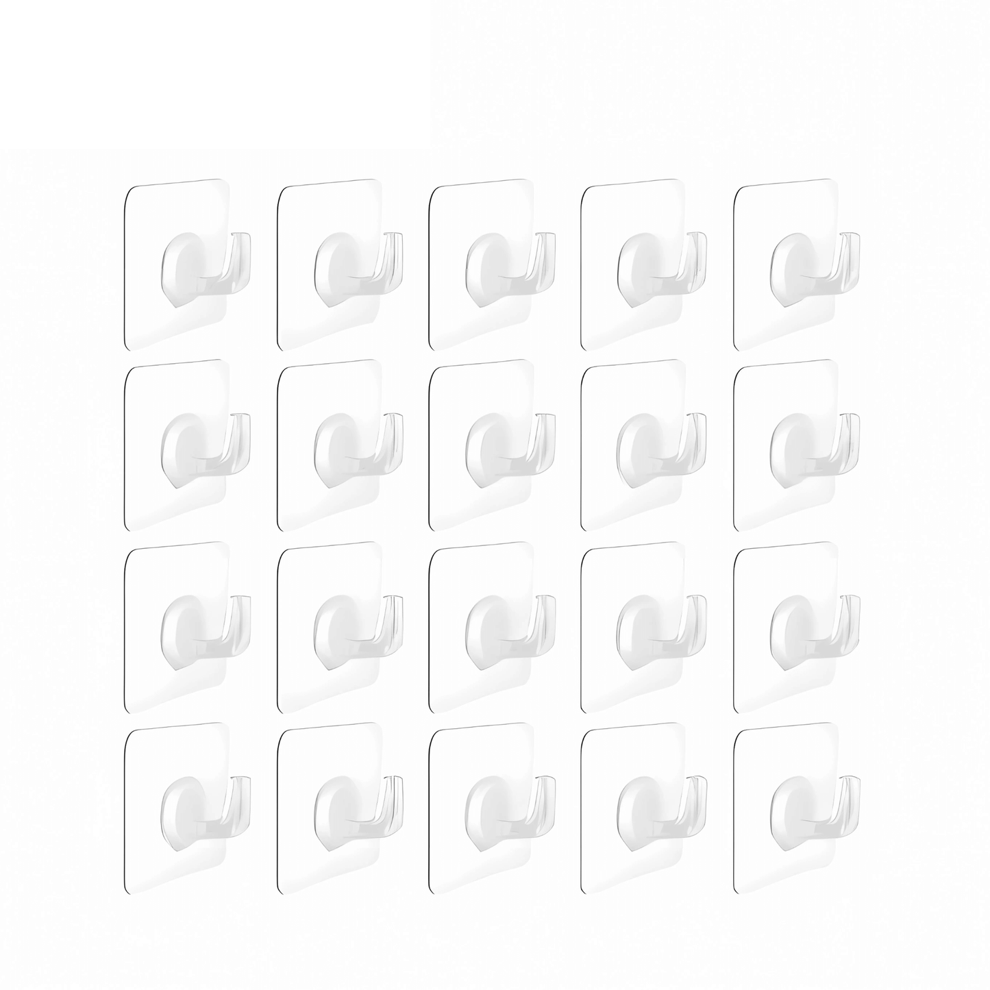 StickMate – Transparent Strong Adhesive Hooks for Walls & Doors
