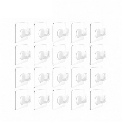StickMate – Transparent Strong Adhesive Hooks for Walls & Doors