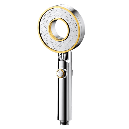 HydroFlex – Handheld Shower with 3 Adjustable Spray Modes, Pressure Boost & On/Off Button