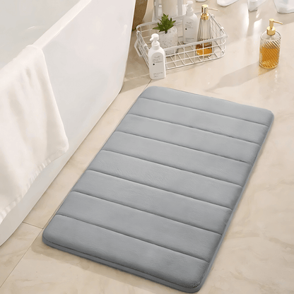 CloudStep – Soft Memory Foam Bath Mat with Quick Absorption & Non-Slip Base