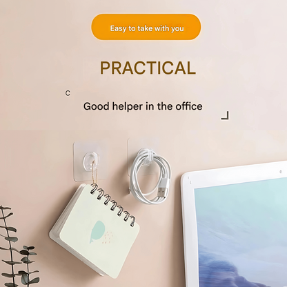 StickMate – Transparent Strong Adhesive Hooks for Walls & Doors